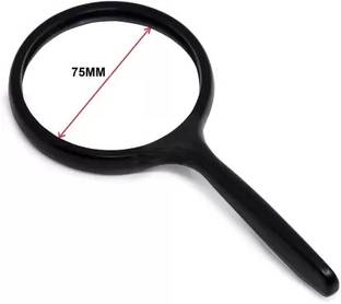 LabHouse Magnifying Glass Lens 75MM Double Glass 10X High Power Handheld Magnifying Glass 10X Magnifying Glass Lens