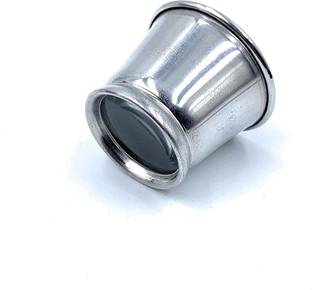 fozti Watchmakers Eye Loupe Aluminium Hands-Free Magnifying Glass Pocket Sized Portable Lens for Watchmaking, Watch Repair, Jewellery, Diamond & Gemstone Grading, Model Making, General Magnifier 10X Eye Loupe