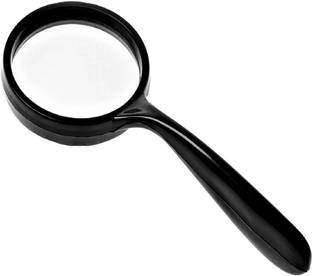 Savy 100 mm Magnifying Glass for Reading, Kids Students Artists Viewing Small Objects 5X Hand-held Magnifying High Power