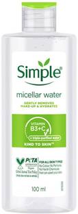 Simple KTS micellar water 100ml Makeup Remover