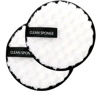 Mehwish Reusable Makeup Remover Cleansing Pads, Removes Face & Eye Makeup (White) Makeup Remover