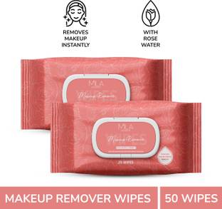 MILA BEAUTÉ Makeup Remover Wipes I Removes Waterproof Makeup For Eyes, Face & Lips | Makeup Remover