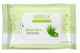 Shills Professional Aloe Vera Wet Wipes Makeup Remover