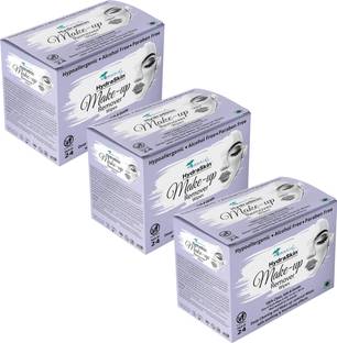 Home Aid Make Up Remover Wipes with Aloevera & Chamomile Extracts for Nourishing Set 3 Makeup Remover
