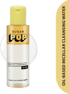 SUGAR POP Micellar Cleansing Water – Oil Infused | Soothing | Enriched with RoseHip Oil | Makeup Remover