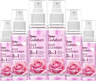 Dabur Gulabari Rose Glow Face Cleanser, Moisturise & Refresh Makeup Remover