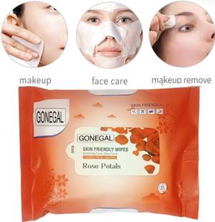 Gonegal Makeup Remover Cleansing Towelettes, Daily Cleansing Face Wipes to Remove Makeup Remover