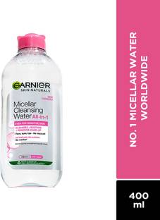 GARNIER Micellar Cleansing Water, Gentle Cleanser For Everyday Use Makeup Remover