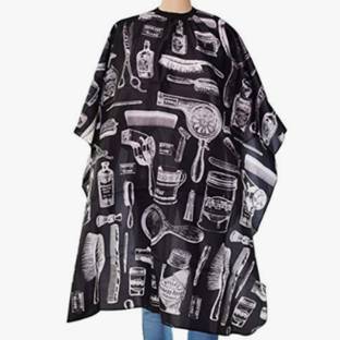Nysa Hair Cutting Sheet | Black Barber Hair Cutting Sheet | Cutting Sheet for men & women | Cutting Sheet for hairdressers and barbers | Reusable - Wipe clean, machine-wash warm, or dry-clean Makeup Apron
