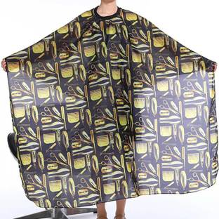 Crazzy Professional Saloon Hair Cutting Sheet Apron Barber Saloon or Home Use (every style,every cut Makeup Apron