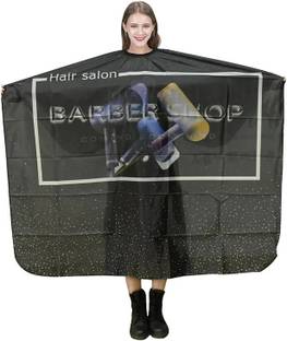 Crazzy Professional Saloon Hair Cutting Sheet Apron Barber Saloon or Home Use (every style,every cut Makeup Apron