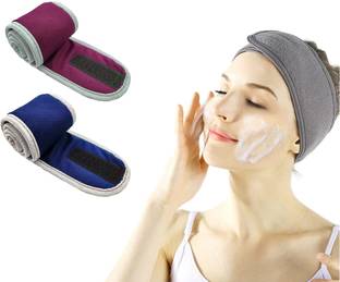QAUKY 2pc Facial Spa Unisex Headband Makeup Headband