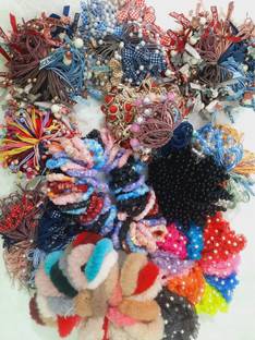 DENICRAAS RANDOM RUBBER BAND 20P Makeup Headband