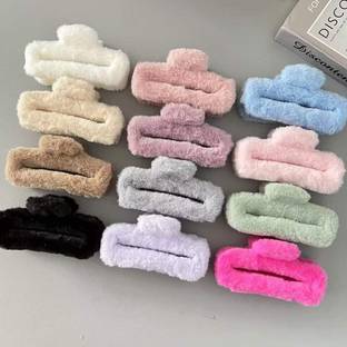 THE MAXIM Furry clutcher- furry claw clips- fur claw clips Makeup Headband