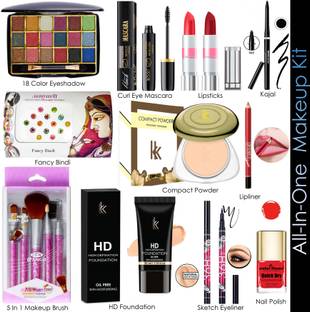 COLOR FLAME All In One makeup kit for Women, Girls, Makeup Kit Sets for Girl Women Beginners