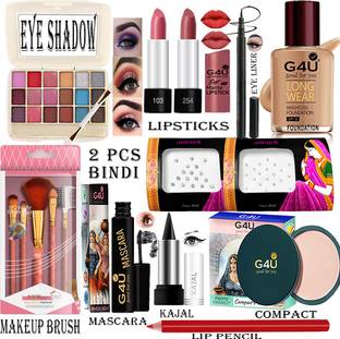 G4U 16Pcs Pack Classics Cute & Bold Makeup Kit Set For Girls/Women 26j2022A33
