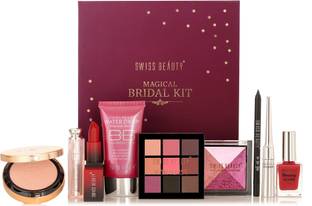 SWISS BEAUTY All-In-One Wedding Beauty Kit - Face, Eye and Lip makeup products