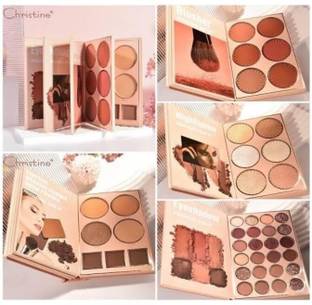 beinina 4in1 Makeup Book Kit |Eyeshadow Palette, Blusher, Contour Highlighters Viral Kit