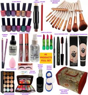INWISH All cosmetics items combo kit set of 46 products
