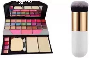 QUIYANG Foundation Makeup Brush + MAkeup Kit (Pack of 2)