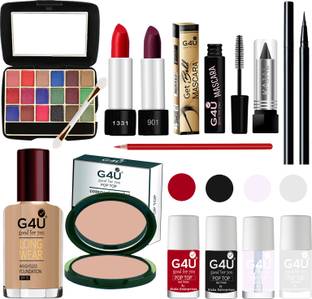G4U Makeup Set for Beginners and Professionals Include Eyeshadow Nail Paint Etc A58