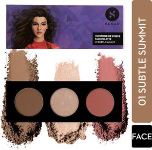 SUGAR Cosmetics Contour De Force Face Palette 01 Subtle Summit