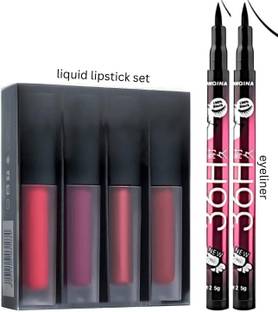 lately Red Edition 4 Mini Matte Lipstick With Waterproof Eyeliner