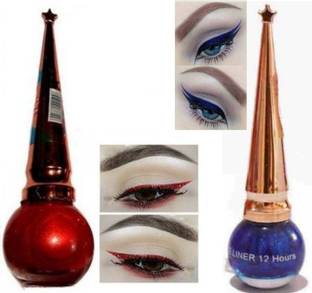 LOVE HUDA Professional Waterproof Long Lasting Multicolor Glitter Eyeliner 24 Hours Stay, 5 ml