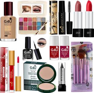 G4U All Women's & Girls essentials in one makeup kit set (Pack of 16)16N23A188