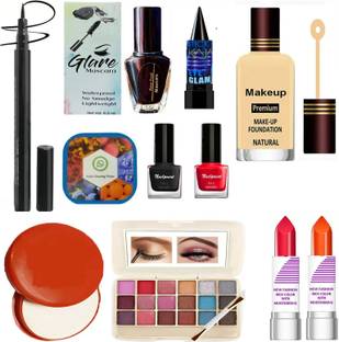 YELGO Eyeshadow,Kajal,Lipstick,Compact,Liner,Mascara,Foundation