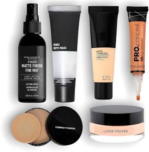 Glowhouse Beauty 6 In 1 Combo Kit Foundation Complete Makeup Combo Set Primer  - 0.4 ml