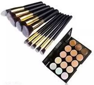 lately BEST HIGH COVERAGE FACE AND BODY MAKEUP CONCEALER PALETTE WITH MAKEUP BRUSH