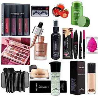 Leiseette'z HD WATERPROOF MAKEUP KIT FOR BRIDAL AND PROFESSIONAL LOOK (SET OF 13 )