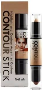 TRENDEE HUDA Professional waterproof 2 in 1 contour stick with highlighter. Concealer