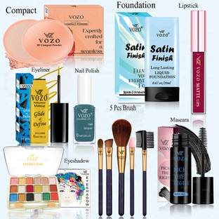 VOZO Premium Makeup Kit with Full-Face Essentials – High-Quality Combo-215