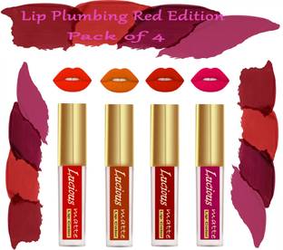 CLUB 16 Liquid Lipstick Red Edition 4 Pc. 2,4,5,6
