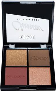 BLISSIBLE Climax face palette with blush, contour and highlighter Shade 03