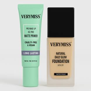 VERYMISS Waterproof Foundation & Primer Combo I Long-Lasting & Lightweight