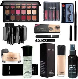 toroka Beauty Waterproof Make-Up Kit for Women and Girls Combo Set of 14