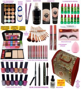INWISH best makeup kit with makeup box set of 64