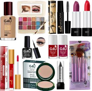 G4U All Women's & Girls essentials in one makeup kit set (Pack of 16)16N23A158