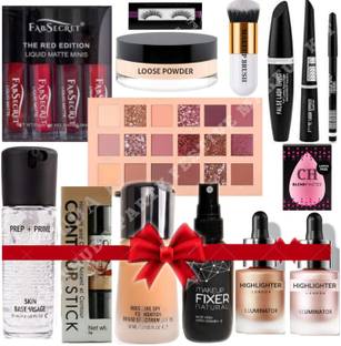 ahdam Makeup Kit Combo for Girls & Women with 15 Essential Products