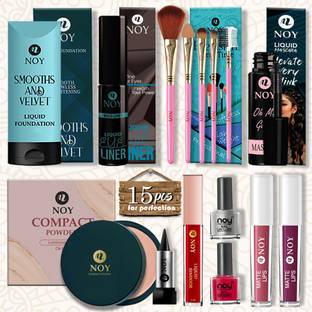 NOY Makeup Combo Set For Women Full Kit For Effortless Look & College Glam