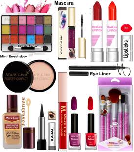 M L Markline Set of 16 pcs Makeup Kit For Women, Party Wear Makeup Kit06