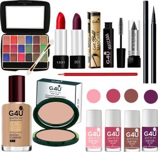 G4U Makeup Set for Beginners and Professionals Include Eyeshadow Nail Paint Etc A89