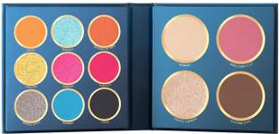 MARS 9 Eyeshadow Palette with 1 Highlighter, Blusher, Bronzer & Compact Powder 16 g