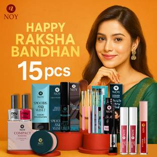 NOY Rakhi Ready Face Combo Waterproof Matte Lipstick Office Use Kit