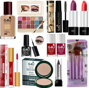 G4U All Women's & Girls essentials in one makeup kit set (Pack of 16)16N23A181