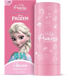 Renee Disney Frozen Princess Unicorn Makeup Kit Elsa 7.4 Gm For Pre-teen Girls & Women