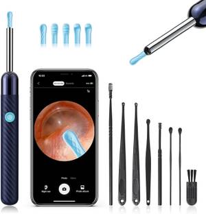 Anatomicals Earwax Remover Tool with 8 Pcs Ear Set - Ear Canal Cleaner with 1080P Camera